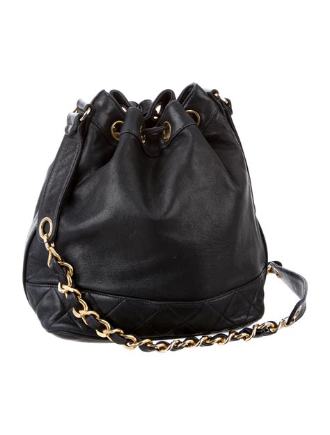 realreal Chanel bucket bag